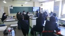 札幌日大高校での実験講義